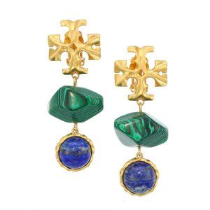 BNIB Tory Burch Roxanne Double Drop ClipOn Earring